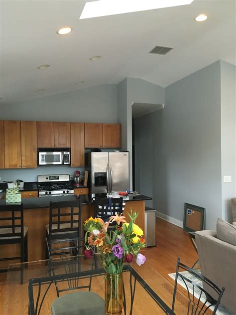 Pebble Beach By Benjamin Moore Gorgeous Bright Gray With Blue