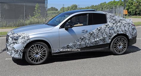 Style Driven 2023 Mercedes Benz Glc Coupe Spied Flaunting Its Sloping