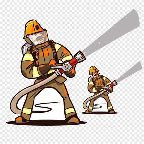 Firefighter Fire Hose Cartoon Fireman Sketch Fire Hydrant Fire Extinguisher Png Pngegg