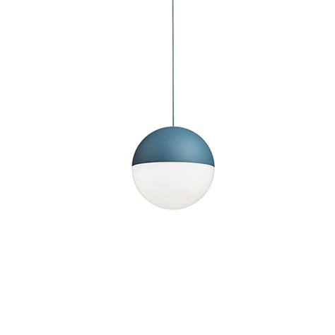 Flos String Light Sphere Pendel 22m Soft Touch Blå