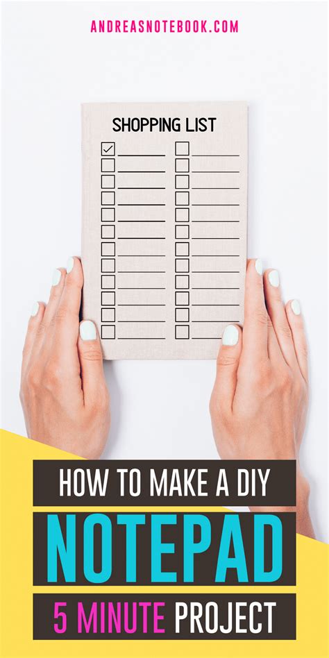 How To Make A Notepad The Easy Way