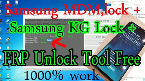 Samsung MDM Unlock Samsung Kg Lock Unlock Samsung Frp Bypass Tool Samsung Finance Mobile Unlock