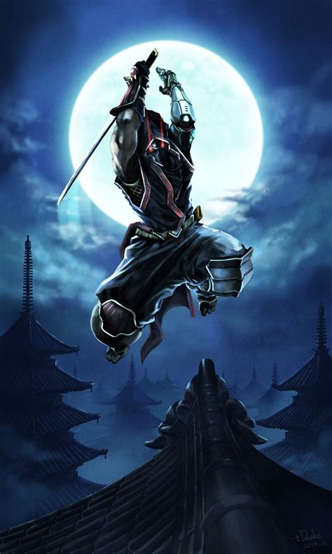 Ninja Fantasy Character Concept By Tdsuke Arte De Samurai Arte