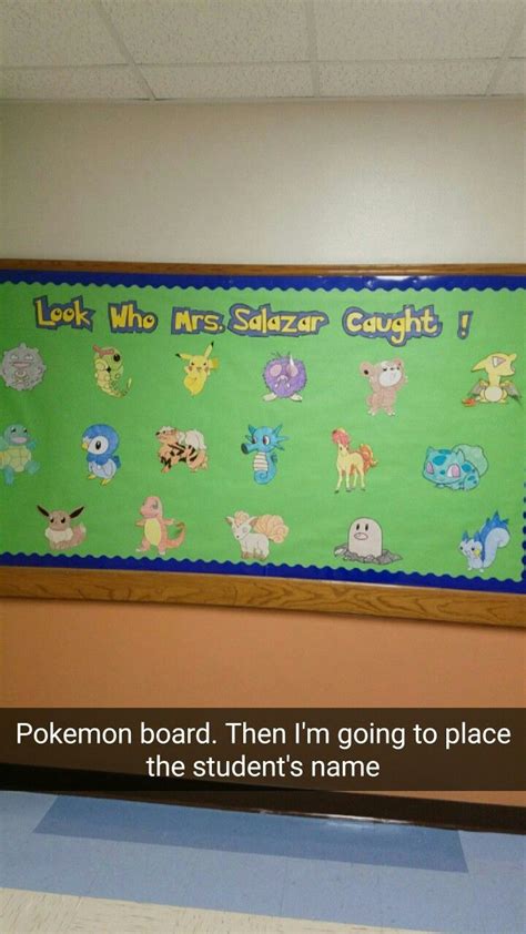 Pokemon Bulletin Board Elementary Classroom Themes Classroom Themes