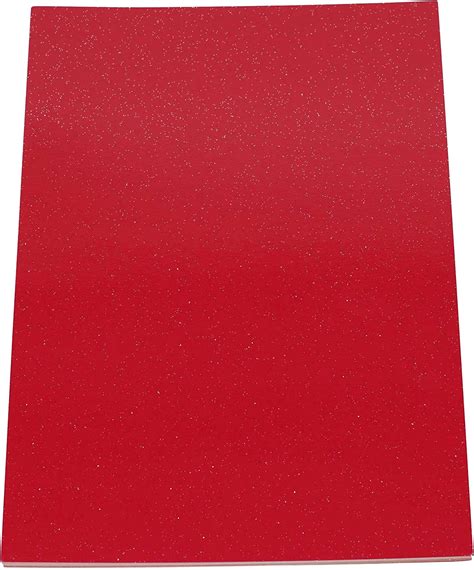 House Of Card And Paper Red Glitter Card A4 240gsm Pack Of 20 Sheets
