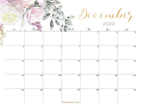 Free Printable December 2022 Calendars Wiki Calendar December 2022