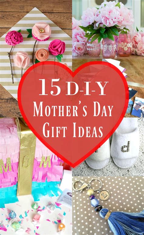 Do you often find yourself scrambling to find that perfect present for your mother on mother's day? Style, Decor & More: 15 Do It Yourself Gift Ideas for Mother's Day!