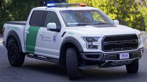 Custom F 150 Raptor Pays Homage To Border Patrol Ford Trucks
