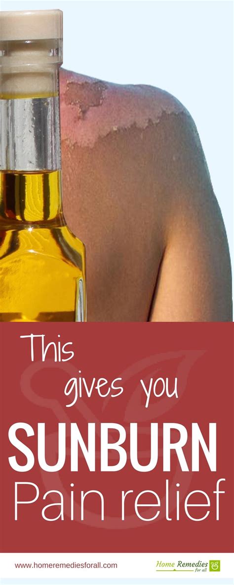 Get Complete Relief From Sunburn With Apple Cider Vinegar Sunburn