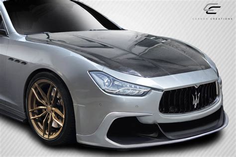 Carbon Fiber Hood Body Kit For 2018 Maserati Ghibli 0 2014 2018