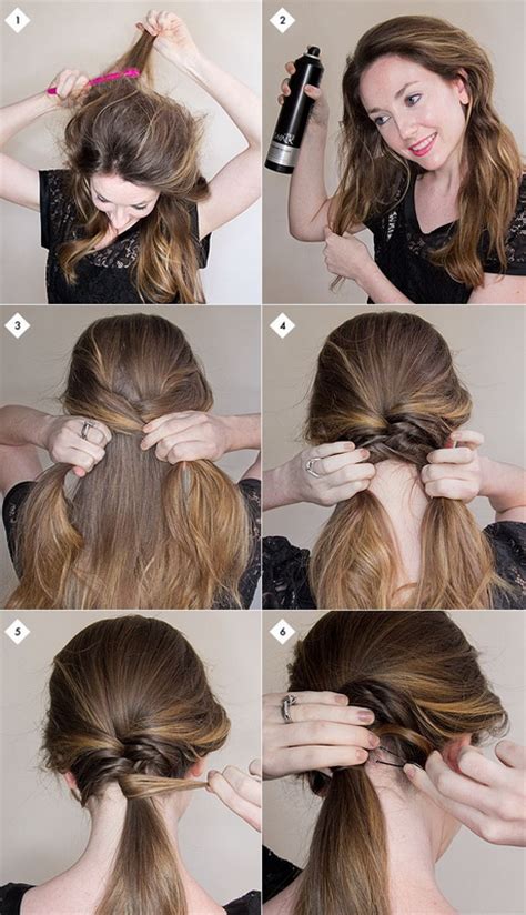 Beautiful sweeps for short hair. Hairstyles for long hair step by step