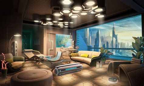 Condo Apartment Modern Furniture Livingroom Art Gameart Gamedev
