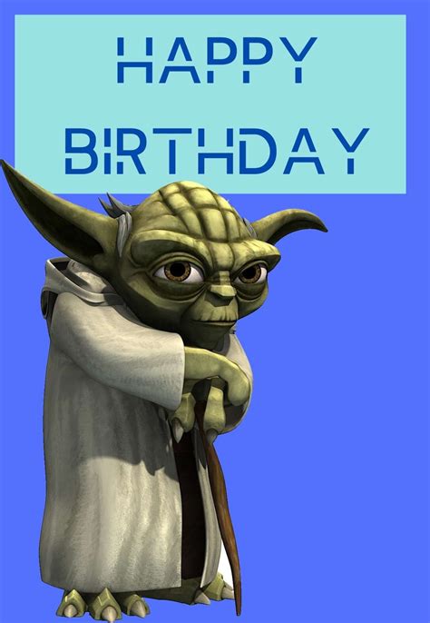 Happy Birthday Star Wars Theme Star Wars Birthday Poster Star Wars