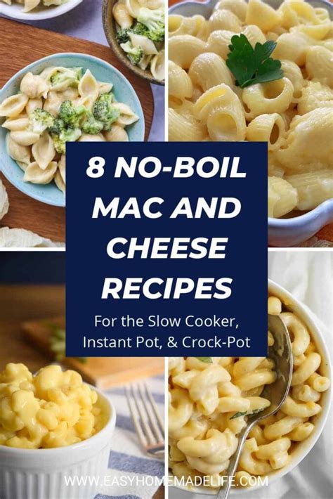 No Boil Mac And Cheese Recipes Slow Cooker Instant Pot