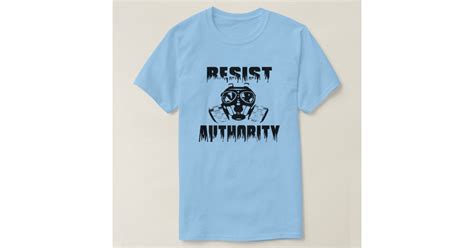 Resist Authority Anti Nwo T Shirt Zazzle