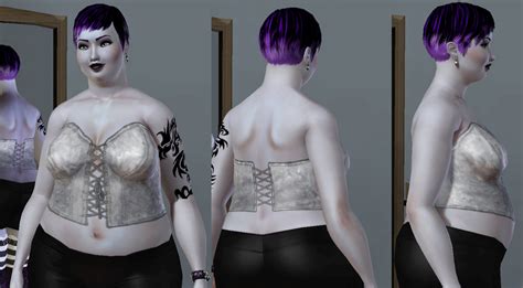 Mod The Sims Pipmons Corset Top 003 Not A Replacement