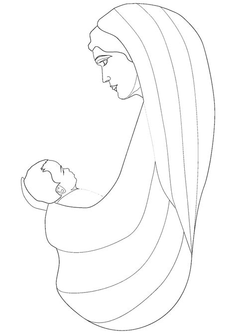 View Immaculate Conception Coloring Page Images