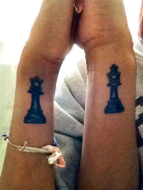 Imagem De Chess Couple And Couples Chess Tattoo Matching Tattoos Chess Piece Tattoo