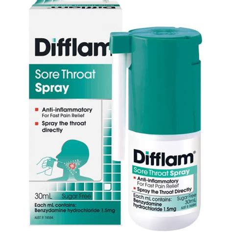 Buy Difflam Throat Spray 30ml Online Pharmacy Direct
