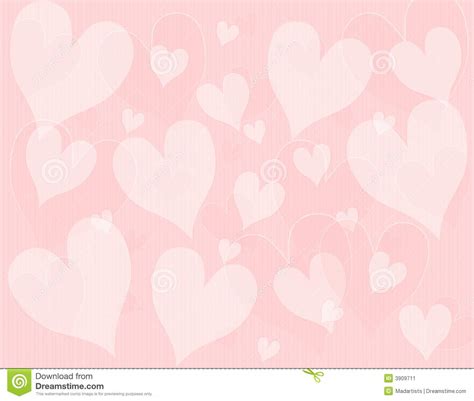 Light Pink Hearts Background Pattern Stock Image Image