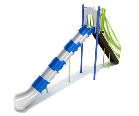Sectional Straight Slide 8 Foot Deck Willygoat Toys And Playgrounds