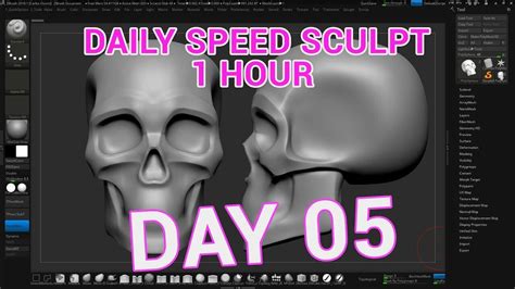 Artstation Daily Speed Sculpt Practice Day 05 Zbrush 1 Hour