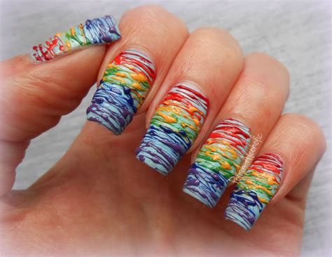 Colors Of The Rainbow Tag Cute Nail Art Designs Fancy