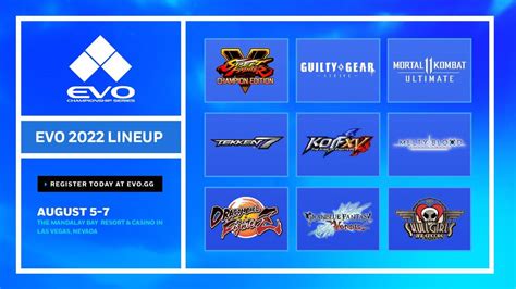 How To Watch Evo 2022 Every Tournament Announcement And Exhibition