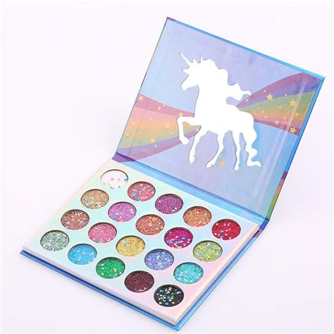 Unicorn Glitter Palette Eye Bags Makeup Eye Makeup Brushes Eye Makeup