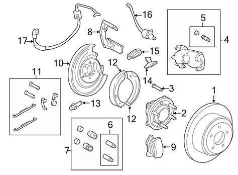 2011 Ford Expedition Wheel Bearing And Hub Assembly Rear Suspension