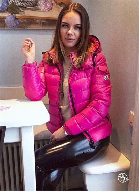 Pin By Millicent Boella On Leather Girly Puffer Jacket Women Shiny