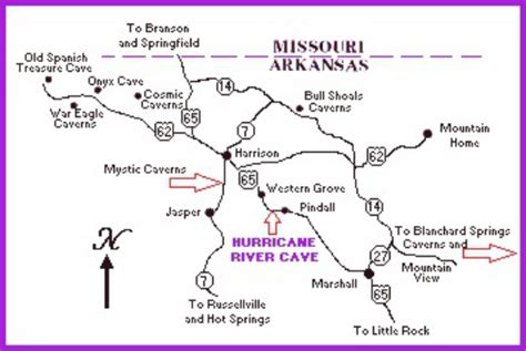 Hurricane River Caverns Searcy County Arkansas Searcy County