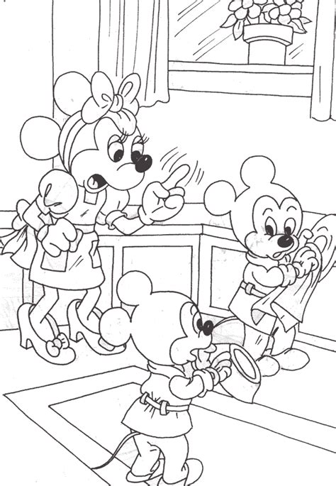 Familia Mickey Mouse Desene Animate Fise Planse De Colorat My Xxx Hot Girl