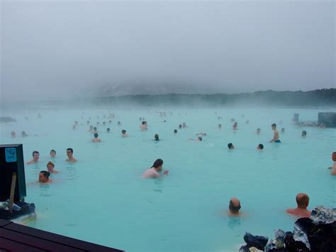 Relaxing In Icelands Blue Lagoon Two Feet One World