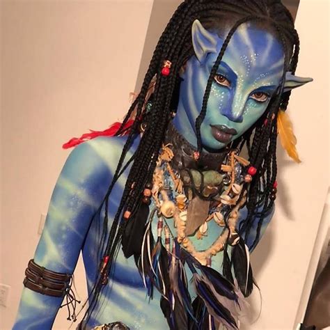 No Face Is God — 💙 💙 💙 👑shooketh 😭 💙 💙 💙 Yeesssss Avatar Halloween Costume Black Girl