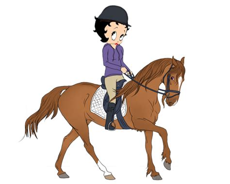 Betty Boop Horseback Riding Betty Boop Betty Boop Pictures Black