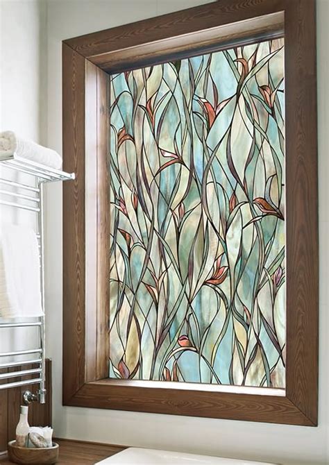 Artscape Window Film Privacy Decorative Stained Glass Removable 24 X 36 Inch