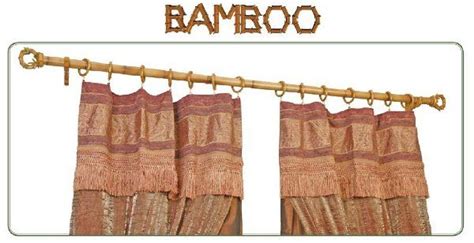 Bamboo Rods Wood Curtain Rods Curtain Rods Bamboo Curtains