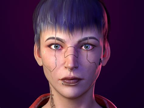 Realistic High Poly And Optimized Low Poly Game Character For Unreal