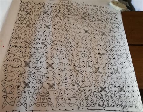 25 x 25 dots big sikku kolam contest – Kolams of India