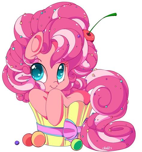 Pinkie Cupcake с изображениями Рисунки Каваи Пони