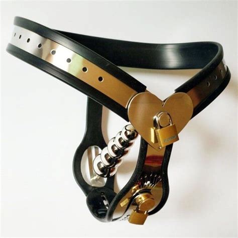 Hot Female Chastity Devices Heart Shaped Chastity Belt Adjustable