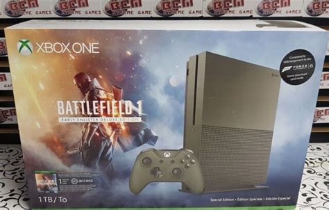 Microsoft Xbox One S Battlefield 1 Military Green Special Edition