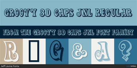 Its a true type normal font lies under the category of hand writing. Groovy 3D Caps JNL Font | Fontspring