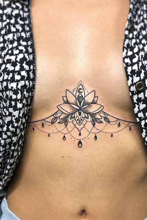 Lotus Flower Sternum Mandala Tattoo Unalome Tattoo Unalome Tattoo The Best Porn Website