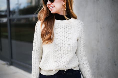 White Cable Knit Sweater A Pearl Kind Of Girl White Cable Knit