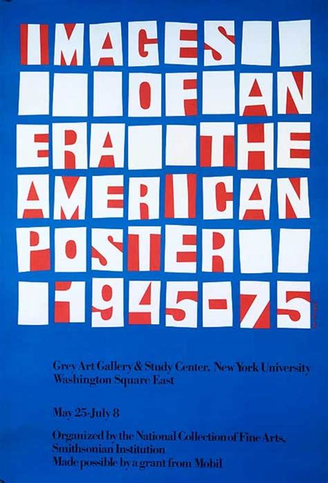 Images Of An Era The American Poster 1945 1975 Original Gallery Exhibit