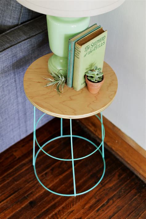 Diy Tomato Cage Side Table