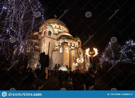 The Night Of Belgrad Stock Photo Image Of People Distance 170710496