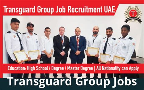Transguard Group Job Vacancy Dubai Abu Dhabi Uae